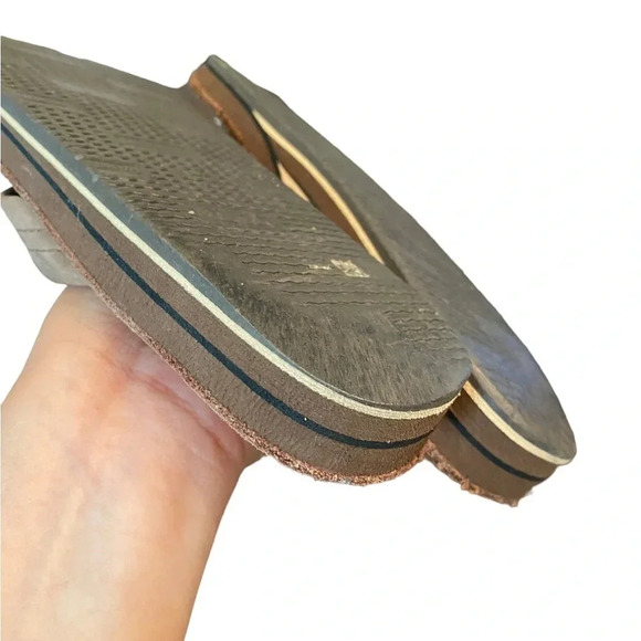 Rainbow Double Layer Arch Support Premier Leather with a 1" Strap - Picture 7 of 11